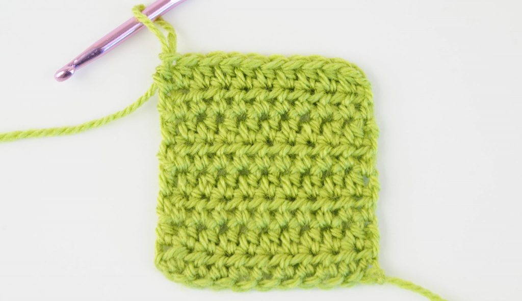 In this lesson we will learn how to crochet the half double crochet stitch. We will also learn how to half double crochet a flat piece in two ways. | Nea Creates