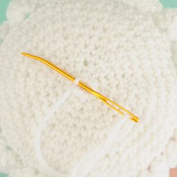 Crochet Boo the Ghost using this FREE amigurumi pattern! Easy difficulty free crochet pattern and he's so cute, rattling his (crochet) chains! #freecrochetpattern | Nea Creates