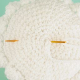 Crochet Boo the Ghost using this FREE amigurumi pattern! Easy difficulty free crochet pattern and he's so cute, rattling his (crochet) chains! #freecrochetpattern | Nea Creates