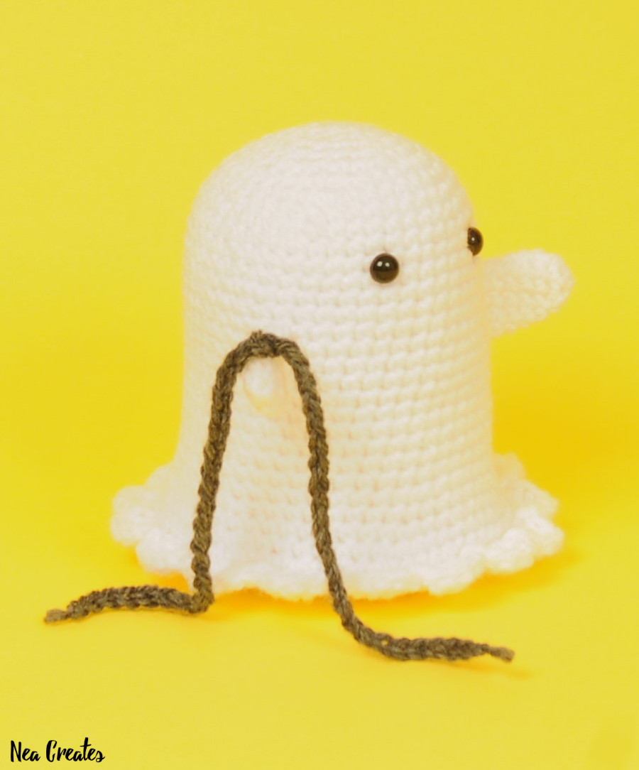 Boo Crochet Boo the Ghost: Free Amigurumi Pattern - Nea Creates
